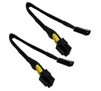 VERAWE 2 Piezas LP4 Molex CPU 8 (4 + 4) EPS-12V Adaptador de Corriente Convertidor Cable 13 Pulgadas (33 Cm)