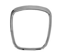 VERAWE Coche Cromado Volante Embellecedor Cubierta Emblema Lentejuelas Centrado Pegatina para- A3 A4 B6 B7 B8 A5 A6 Q5