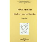 VERBA MANENT: ESTUDIOS Y ENSAYOS LITERARIOS