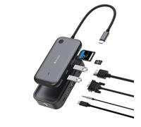 Adaptador de pantalla Inalámbrica USB Tipo-C Verbatim Share My Screen 1080P WDA-01/ 1xHDMI/ 1xUSB/ 1xUSB Tipo-C/ Gris y Negro