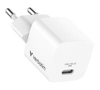 Cargador de pared Verbatim GaN USB-C 20W (Blanco)
