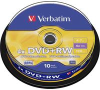 VERBATIM 43488 DVD+RW SERL 4.7GB 4X SP10