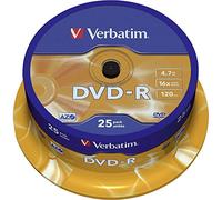 Verbatim 43522 - DVD-R (pack 25 unidades), color plateado