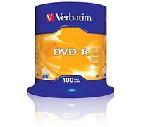 Verbatim 43549 - pack de dvd-r vírgenes (100 unidades, 4.7 gb, 16 x)