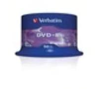 Verbatim 43550 -Pack de DVD+R vírgenes (50 Unidades, 4.7 GB, 16x) Normal A (DVD)