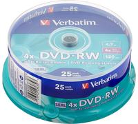 VERBATIM 43639 DVD-RW SERL 4.7GB 4X SP25