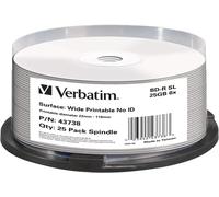 VERBATIM 43738 BLU-RAY BD-R 25GB 6X SP25