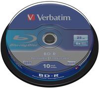 VERBATIM 43742 BLU-RAY BD-R 25GB 6X SP10