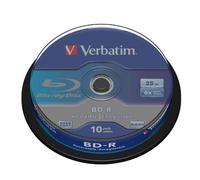 Verbatim 43742 - Disco BD-R de 25 GB, 6X, Multicolor