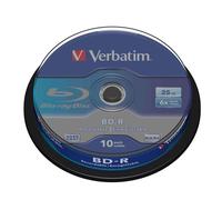 Verbatim 43742 - Disco BD-R de 25 GB, 6X, Multicolor (Blu-ray)