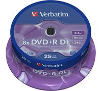 VERBATIM 43757 DVD+R 8.5GB 8X SP25