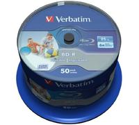 VERBATIM 43812 - BD-R SL Datalife, 25GB, 6x, imprimible, 50 husillo