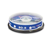 VERBATIM 43825 - BD-R, 25 GB, imprimible, paquete de 10 (M-DISC)