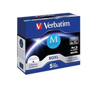 Verbatim 43834 M DISC BDXL - Disco blu-ray 100GB, [Pack de 5 unidades]