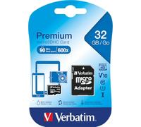Verbatim 44080 4 GB Micro SDHC de clase 10 con adaptador 32 gb