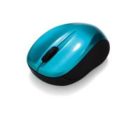 Ratón Inalámbrico Verbatim Go Nano Compacto Receptor USB Azul Negro Turquesa Cian 1600 dpi