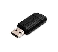Verbatim 49071 PinStripe - Memoria USB de 128 GB (10 MB/s), color negro