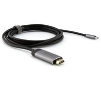 Verbatim 49144 adaptador de cable de vídeo 1,5 m usb tipo c hdmi negr