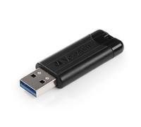 Verbatim 49320 Unidad USB 3.0 PinStripe 256GB - Negro
