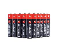 Verbatim 49504 Pila doméstica Batería de un Solo Uso AAA Alcalino 49504, Batería de un Solo Uso, AAA, Alcalino, 1,5 V, 24 Pieza(s), -18-50 °C