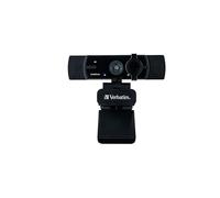 Verbatim Cámara web 49580 AWC-03 4K UHD (3840×2160) USB 2.0 con micrófono incluido Nero