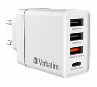 Verbatim 49700 Universal Blanco Corriente alterna Carga rápida Interior