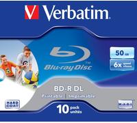 Verbatim 50Gb BD-R DL/Caja De Joya 1-6X (10 Disc) BLU-Ray, De Doble Ca (Blu-ray)