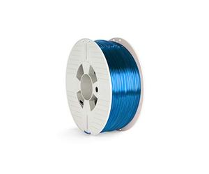 Verbatim 55064 - Filamento Pet-G 2, 85 mm, Color Azul Transparente
