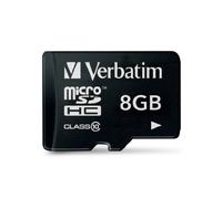 Verbatim 941596 - Memoria Micro SDHC de 8 GB, Color Negro