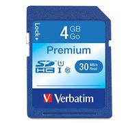 Verbatim 96171 - Tarjeta de Memoria SDHC de 4 GB, UHS-I U1 Clase 10, Color Azul