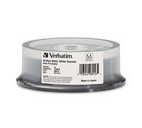 Verbatim 98900 M-disc BD-R 25GB 4X con superficie de marca, 5 piezas Térmico BDXL 100GB 25 discos blanco