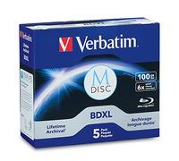 Verbatim 98913 M-DISC BD-R XL 100GB / 1-4x, Jewelcase (5-Disc)