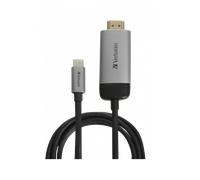 VERBATIM ADAPTADOR USB-C™ a HDMI - Cable USB 3.1 GEN 1 / HDMI 1,5M