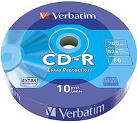 Verbatim CD-R 52X 700MB 10PK OPS Wrap EP 10 pieza(s)