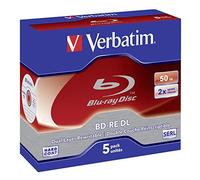 Verbatim BD-RE DL 50GB 2 x 5 Pack Jewel Case 5 pieza(s)