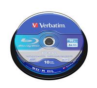 Verbatim 43746 disco blu-ray lectura/escritura (BD) BD-R 50 GB 10 pieza(s), Discos Blu-ray vírgenes 50 GB, BD-R, Eje, 10 pieza(s), Minorista