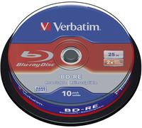 Verbatim BD-RE SL 25 GB 2 x 10pk: 43694 (43694) 10 Pack Spindle Caj (Video Game)