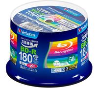 Verbatim Blu Ray Blank Media 6X 25GB BD-R Blueray Imprimible Spindle 50 hojas