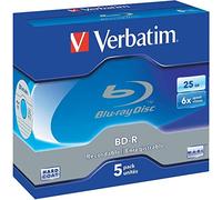 BD-R25 VER 5 - BD-R, 25 GB, paquete de 5