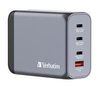 Verbatim Cargador GNC-200 GaN USB 3.2 100-240 V CA Negro