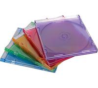 Verbatim CD/DVD caso delgado, varios colores, 10/Pack Por Dragon Trading®