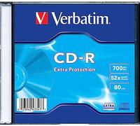 Verbatim CD-R 700MB 48xspd Slim Case - CD-RW vírgenes (700 MB, 48x)