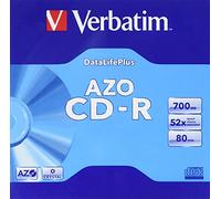 PACK 10 CD-R 700 VERBATIM 52X IMP. JEWEL 43325