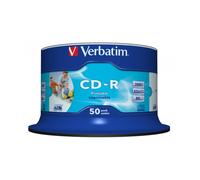 Verbatim CD-R AZO Wide Inkjet Printable no ID 700 MB 52x 50 pieza(s)