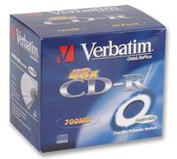 VERBATIM CD-R Blanco Imprimible 48x, Paquete de 10 Unidades