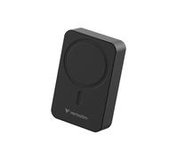 Verbatim Charge 'n' Go Essentials MagSafe - Cargador magnético para iPhone 16/15/15/14/13/12 Pro/Pro MAX (20 W, 20 W, Incluye Cable USB-C a USB-C), Color Negro