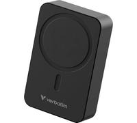 Verbatim Charge 'n' Go Essentials MagSafe - Cargador magnético para iPhone 16/15/15/14/13/12 Pro/Pro MAX (20 W, 20 W, Incluye Cable USB-C a USB-C), Color Negro