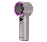 Verbatim Cool'n'Go IceTouch W129171227 - Ventilador de mano, color gris y morado