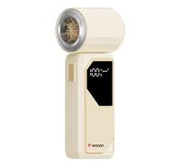 Verbatim Cool'n'Go AirJet W129171228 - Ventilador de mano, color blanco y plateado