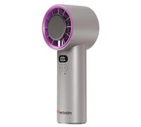 Verbatim Cool'n'Go IceTouch W129171227 - Ventilador de mano, color gris y morado